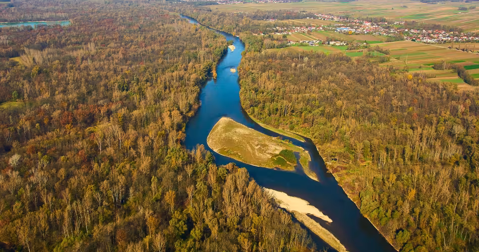 La rivière Drava
