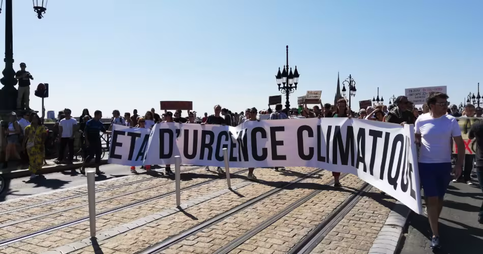 Les Français mobilisés pour le Climat à Bordeaux cet été lors du Climax Festival.