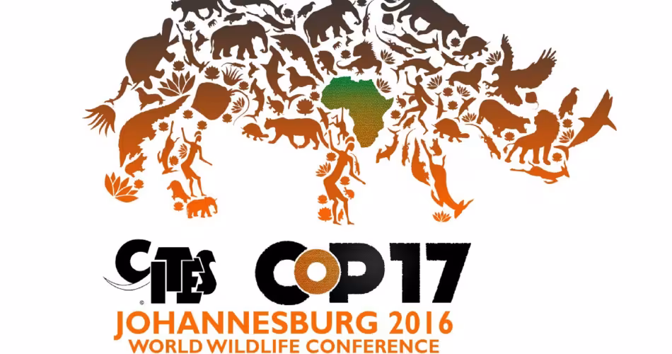Logo COP17 CITES de Johannesbourg 2016