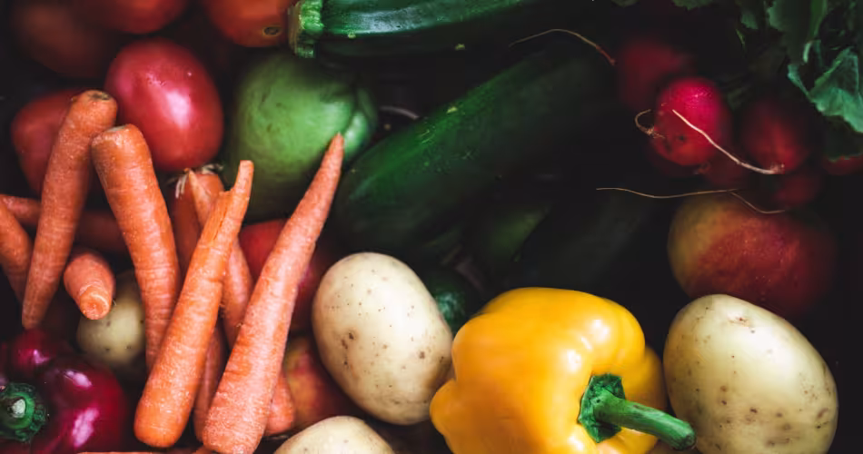 Légumes en gros plan