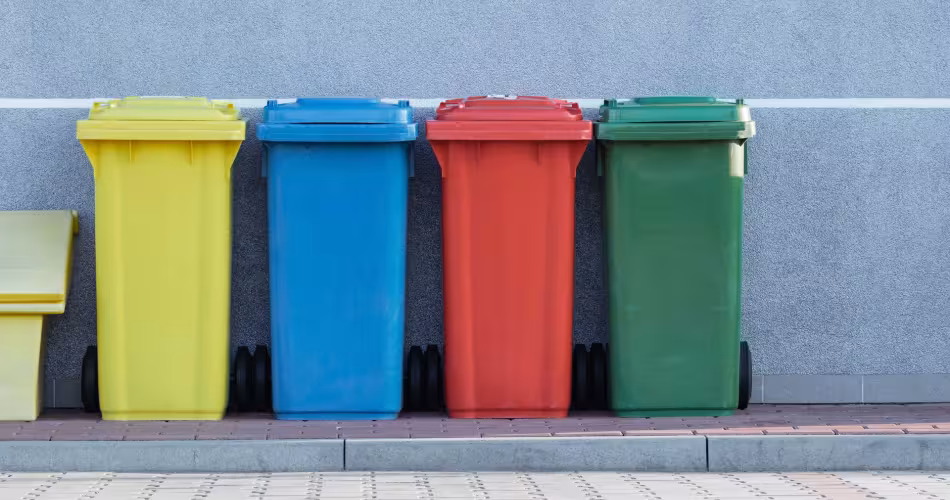 Poubelles de recyclage