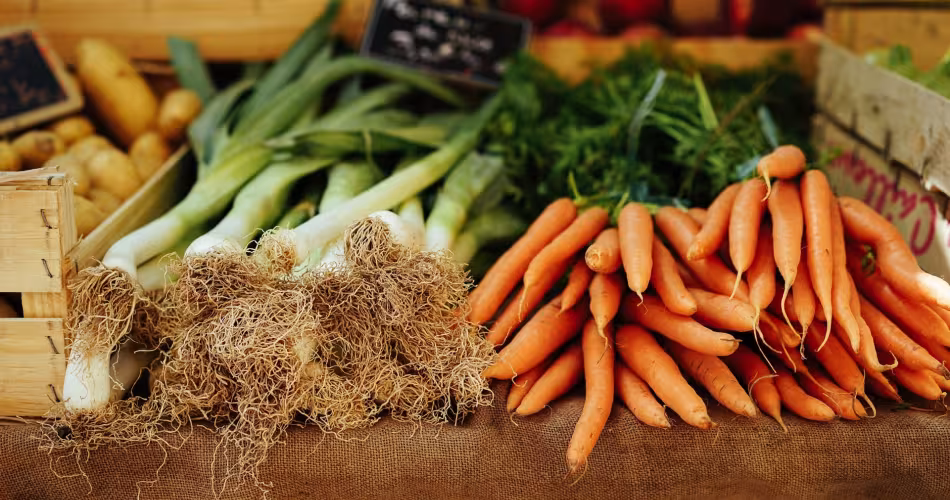 Etale de légumes