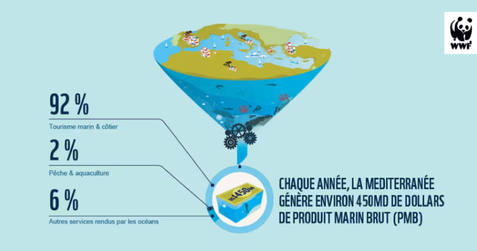 Infographie PIB de la Méditerranée