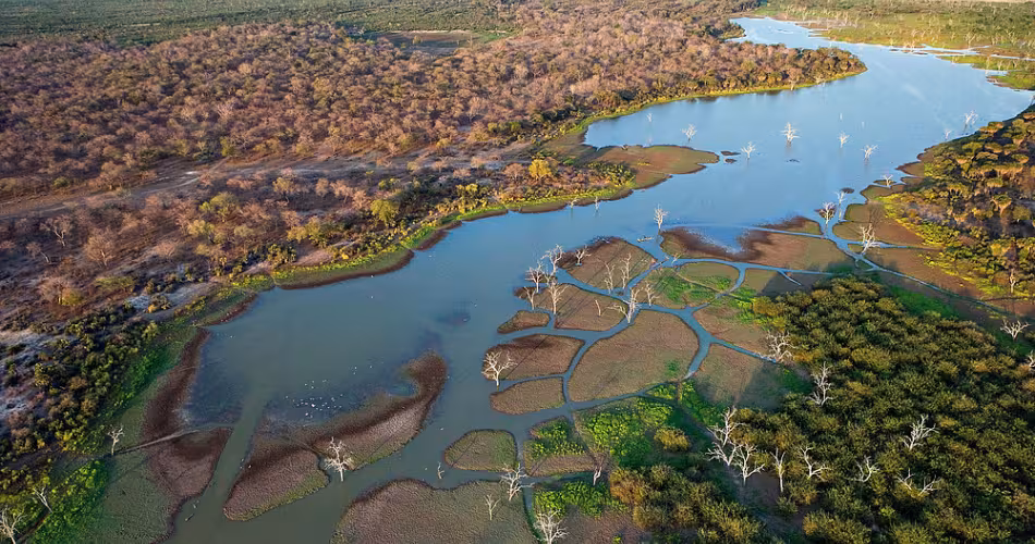 Vue aérienne des paysages tanzaniens Tanzanie