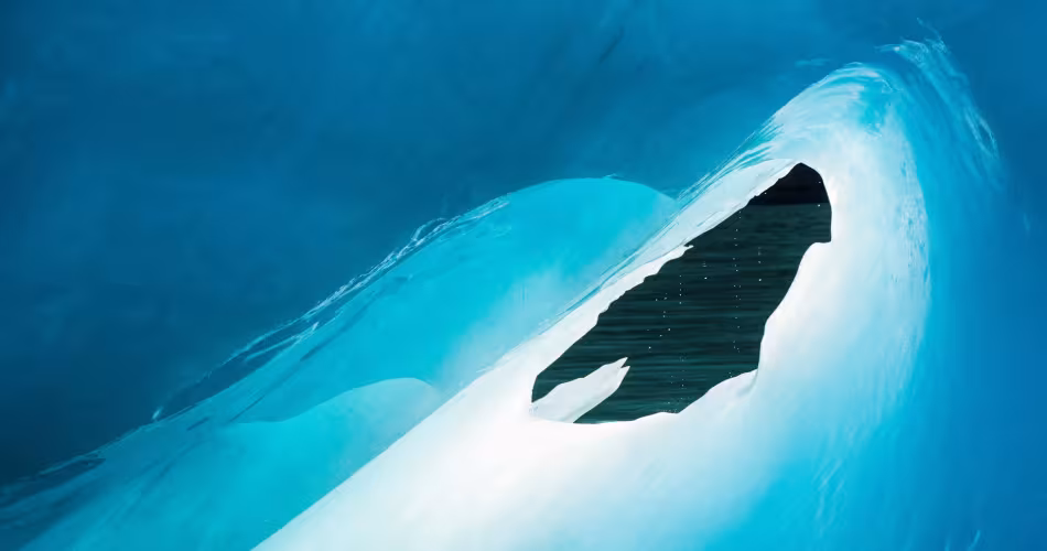Fonte d'un iceberg, Patagonie