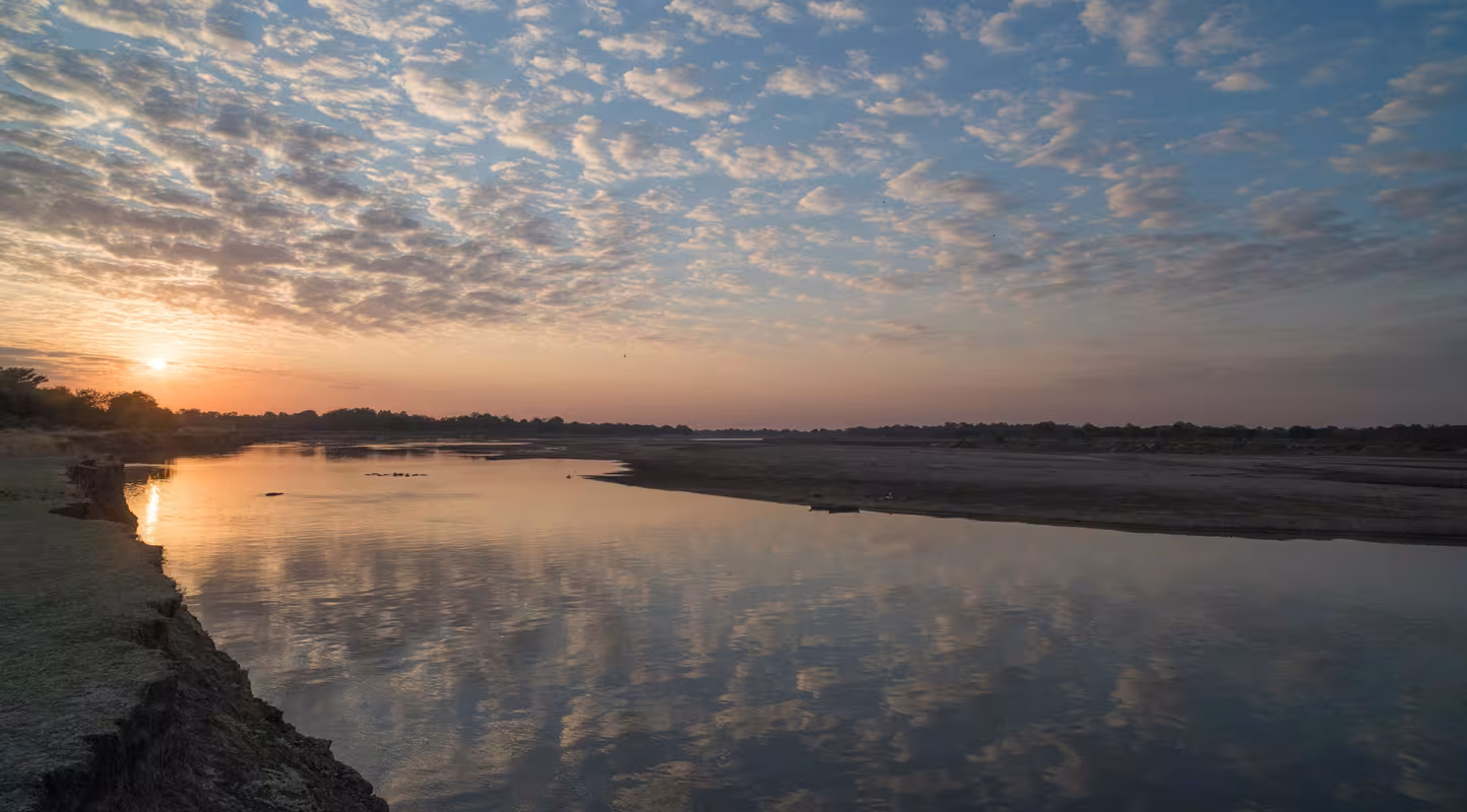 Et au milieu coule la rivière Luangwa