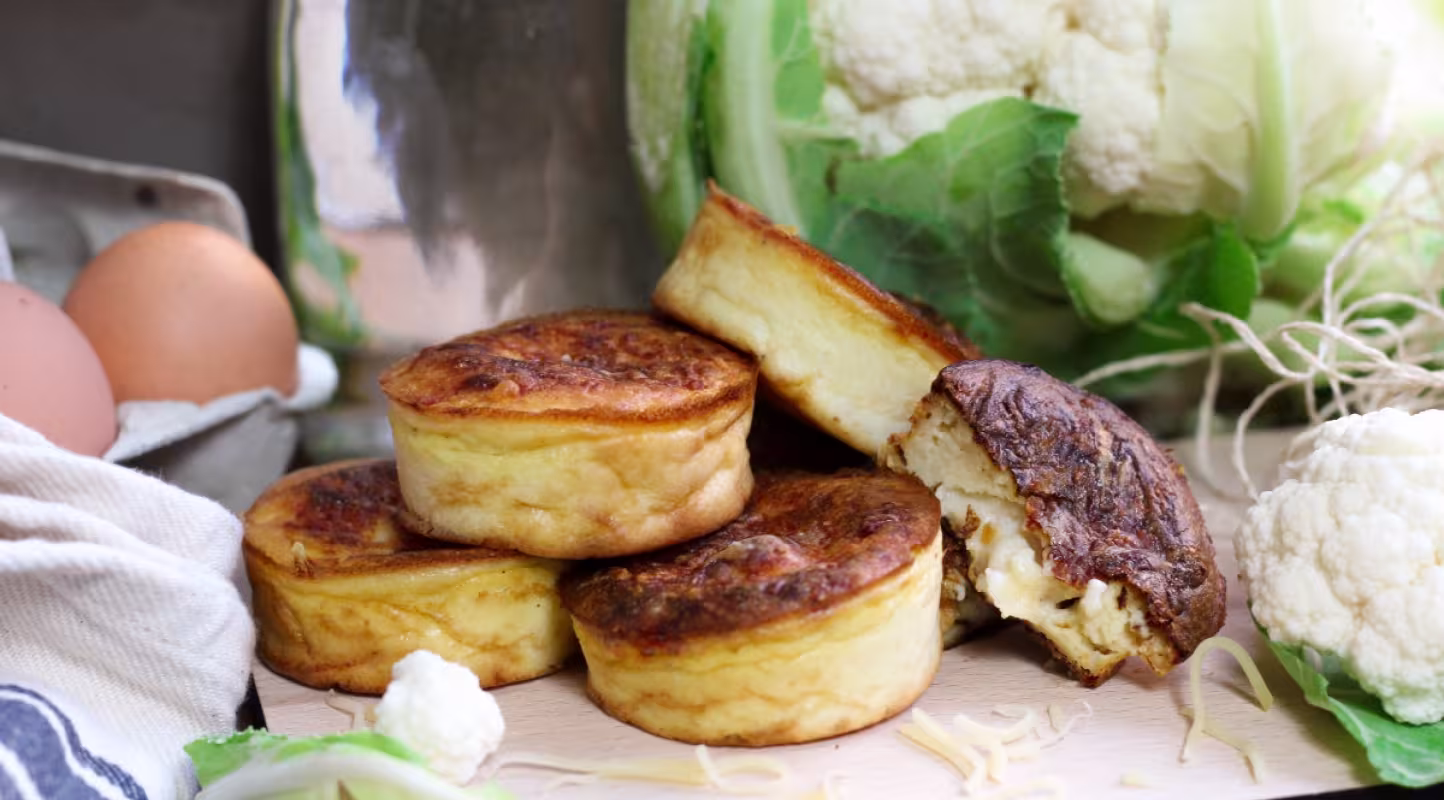 Recette de palets fondants de chou fleur