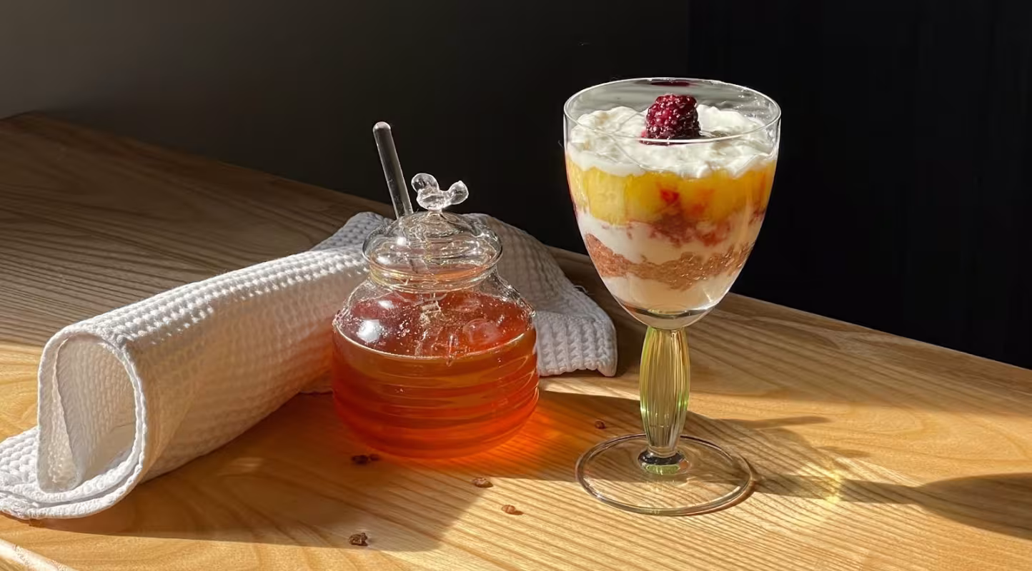 Recette de chia pudding à la pêche