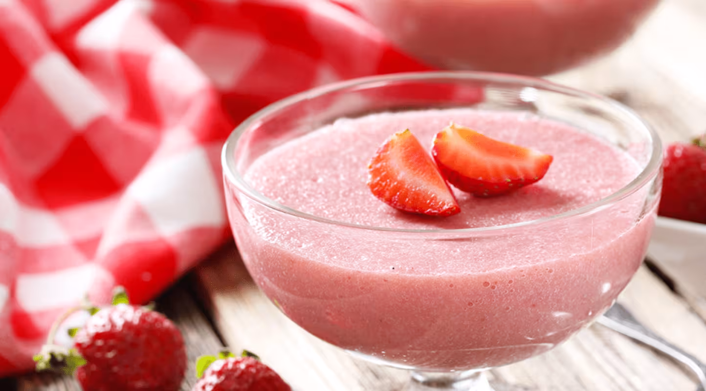 Recette de mousse à la fraise
