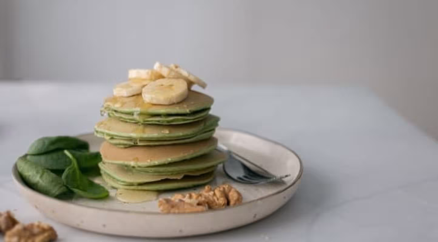 Recette vegan sucrée-salée : Les pancakes aux épinards
