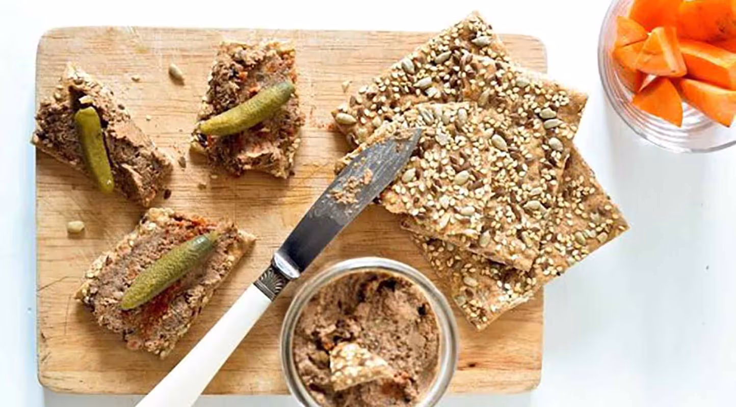 Recette de rillettes végétales aux lentilles et noix