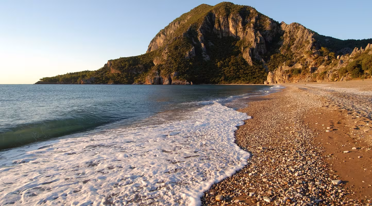Plage de Cirali en Méditerranée, Turquie