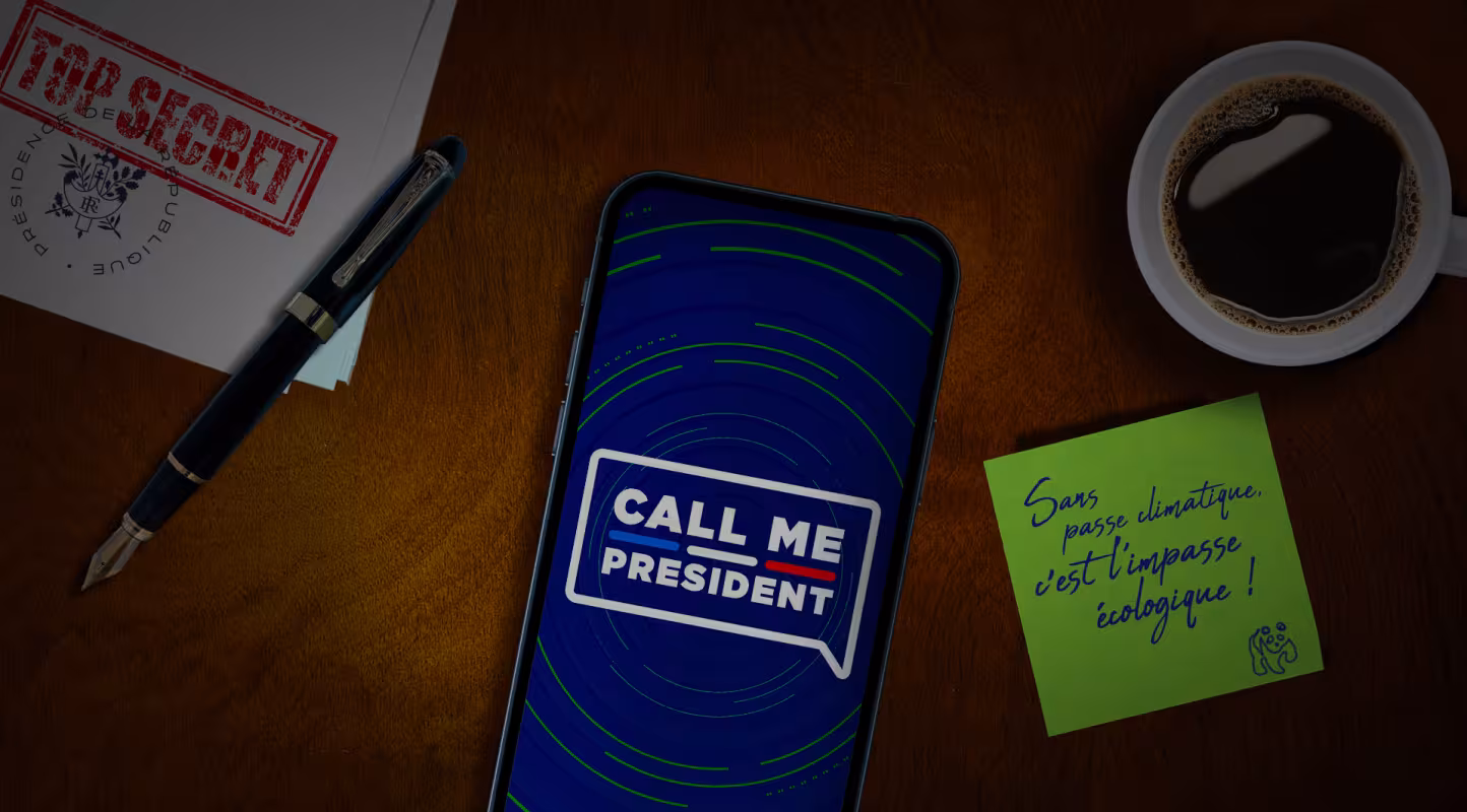 “CallmePresident.fr” : le jeu du WWF qui vous confie les commandes de la France