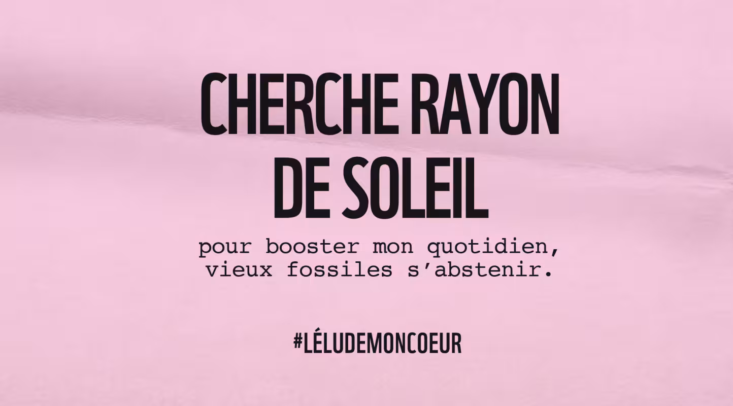 Cherche rayon de soleil #LEluDeMonCoeur