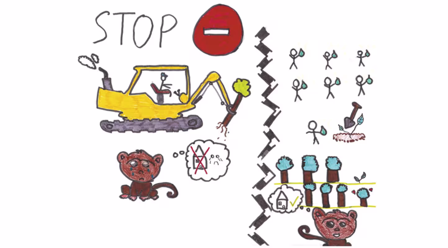 Dessin campagne enfants 3