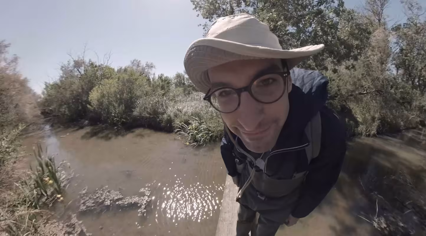 Max Bird en Camargue lors de l'épisode 4 de WWF Immersion 360