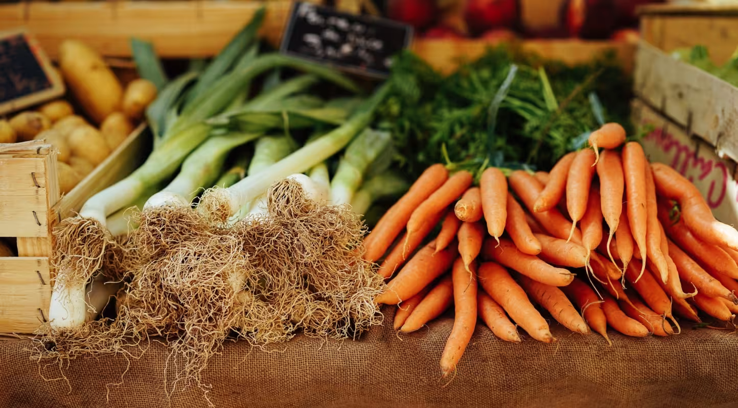 Etale de légumes