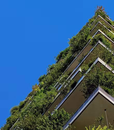 Un immeuble végétalisé