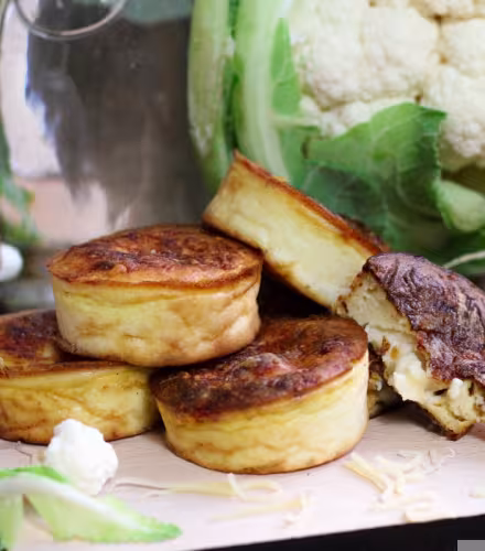 Recette de palets fondants de chou fleur