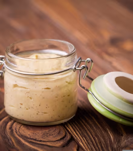 Recette de "Ma-Yonnaise" aux légumes secs