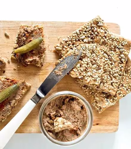 Recette de rillettes végétales aux lentilles et noix